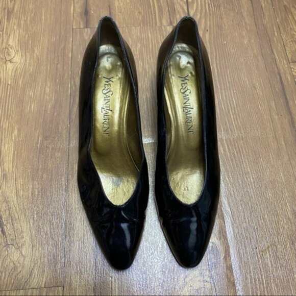 Vintage Ysl Heels‎ Women Size 8 - Picture 1 of 8